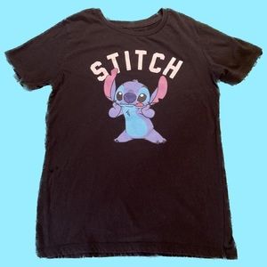 Black Vintage Stitch Shirt in Woman’s Small